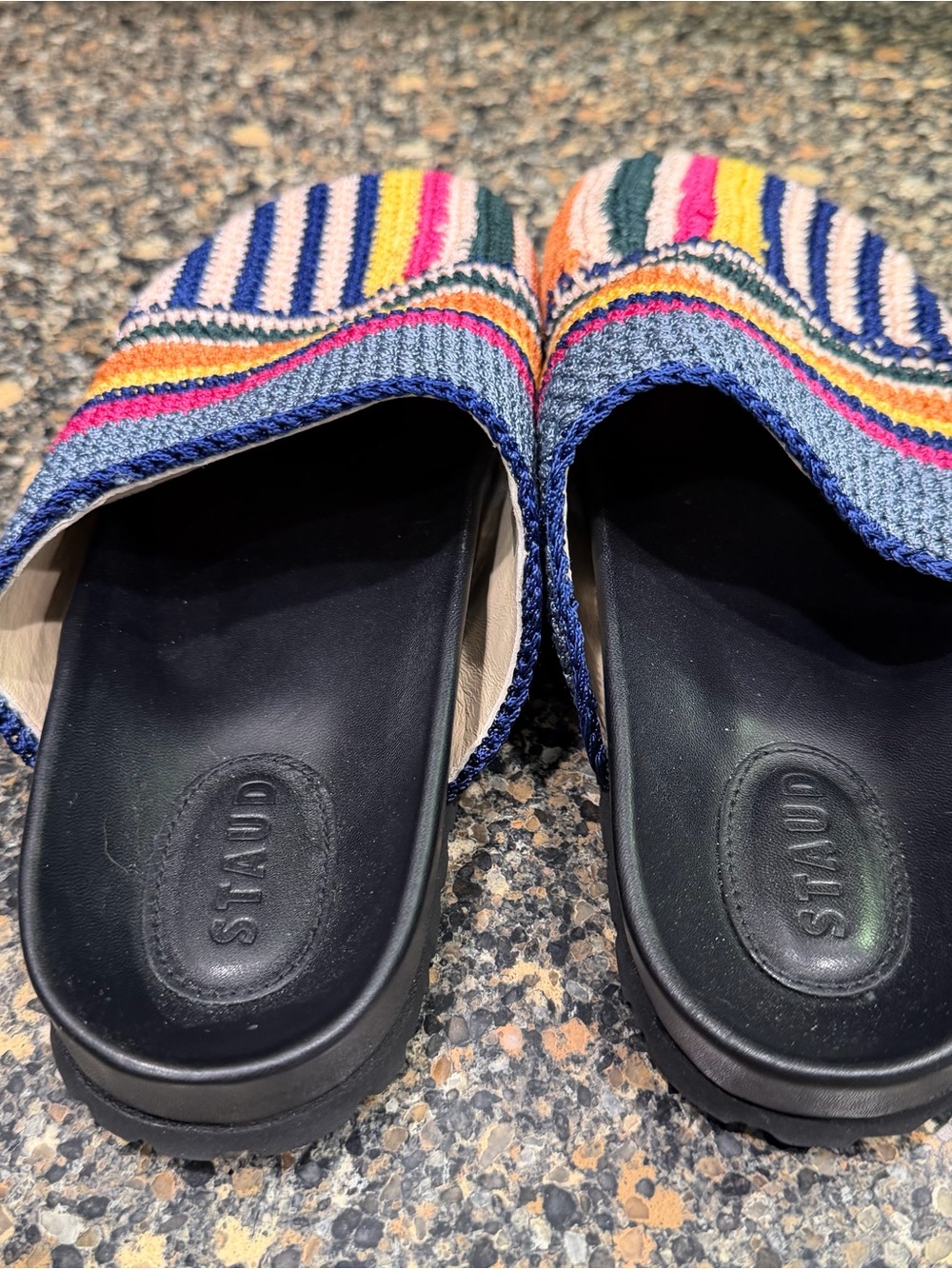 Staud dia  Multicolor Crochet Slip-On Shoes size 38 - Picture 6 of 7